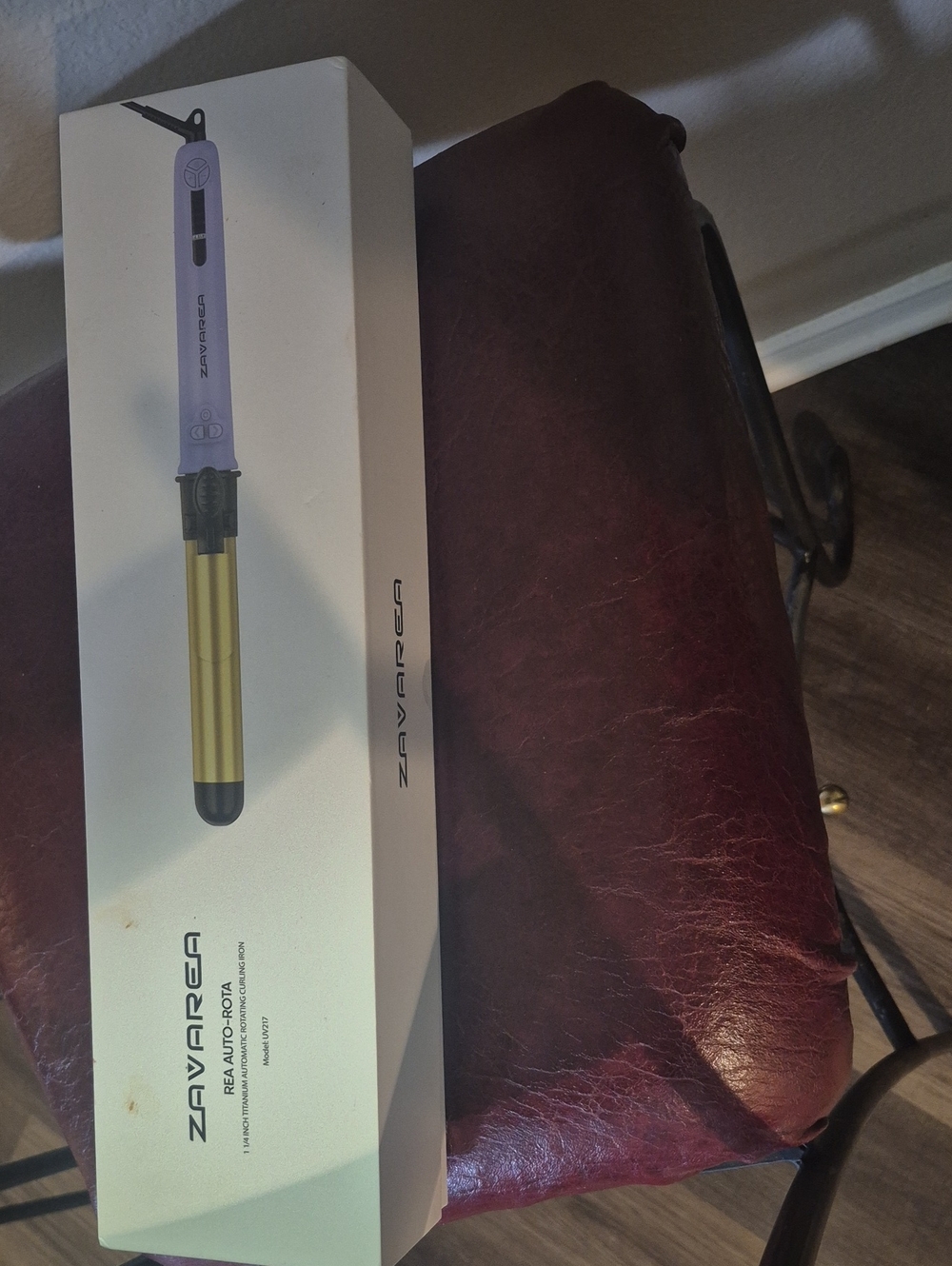 Zavarca Gold & Lavender Curling Wand